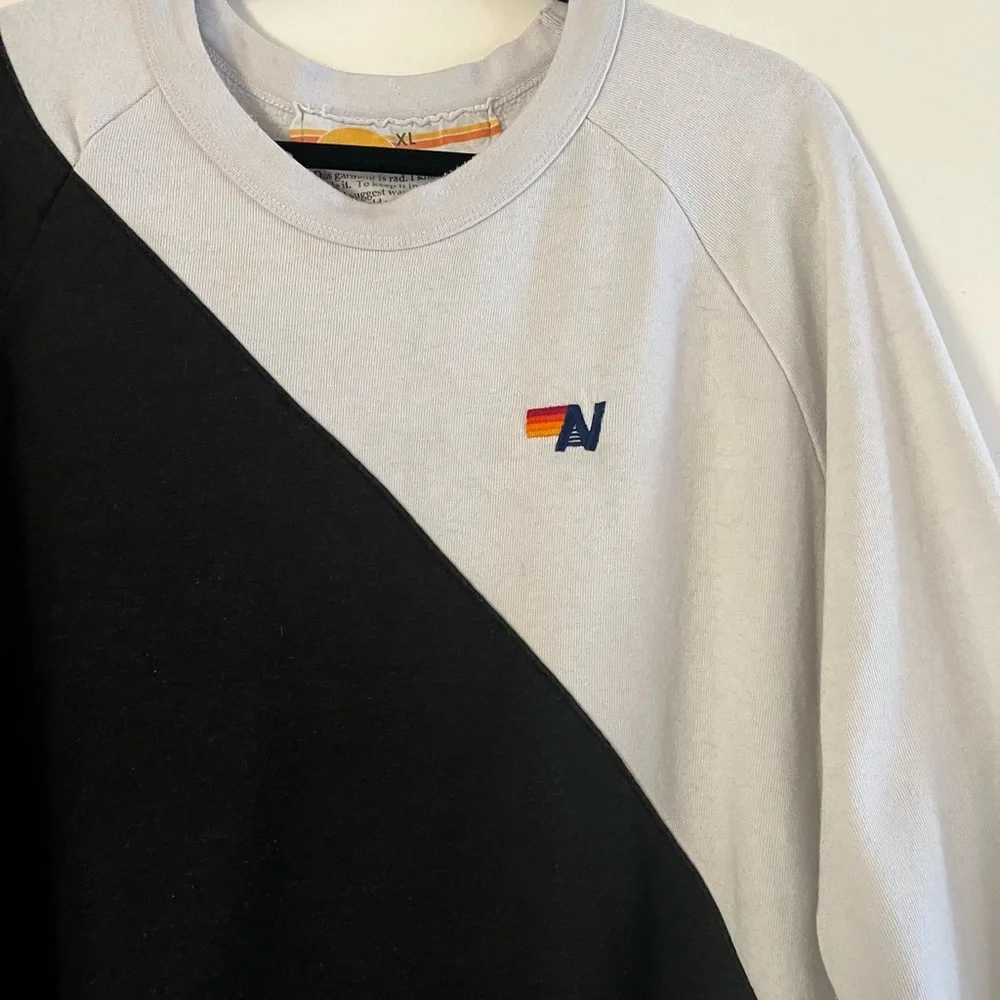 Aviator Nation Black White Pullover - Picture 3 of 6
